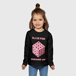 Лонгслив детский Blackpink Square up, цвет: 3D-принт — фото 2