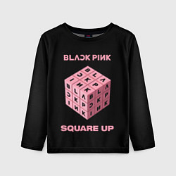 Лонгслив детский Blackpink Square up, цвет: 3D-принт