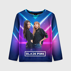 Лонгслив детский Blackpink neon, цвет: 3D-принт