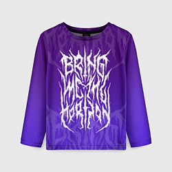 Детский лонгслив Bring Me The Horizon Lettering