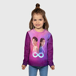 Лонгслив детский Reset: Infinity, цвет: 3D-принт — фото 2