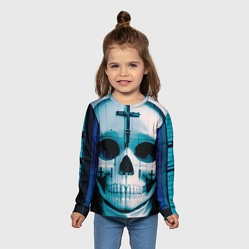 Детский лонгслив Проклятие монахини / 3D-принт – фото 5