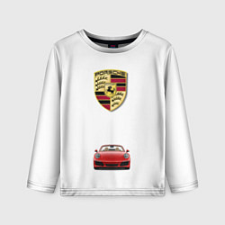 Лонгслив детский Porsche car, цвет: 3D-принт