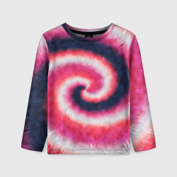 Детский лонгслив Tie-Dye дизайн