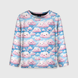 Детский лонгслив Кавайные милые облока