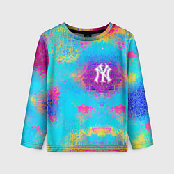 Детский лонгслив New York Yankees - baseball team - logo