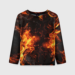 Лонгслив детский Fire style, цвет: 3D-принт