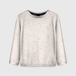 Детский лонгслив Бежевый паттерн пятна