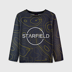 Лонгслив детский Starfield марс dark, цвет: 3D-принт