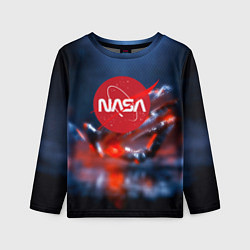 Детский лонгслив Nasa space star