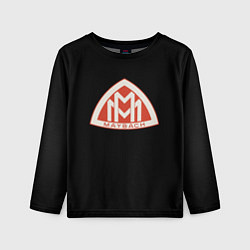 Лонгслив детский Maybach logo, цвет: 3D-принт