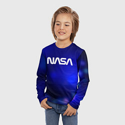 Лонгслив детский Nasa звёздное небо, цвет: 3D-принт — фото 2