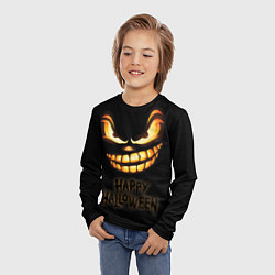 Лонгслив детский Страшный Джек - хэллоуин, цвет: 3D-принт — фото 2