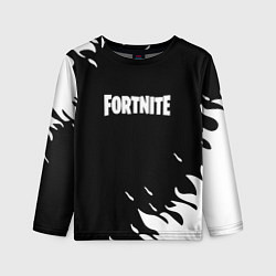 Лонгслив детский Fortnite fire flame, цвет: 3D-принт