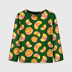 Детский лонгслив Мандариновые дольки