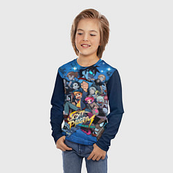 Лонгслив детский Скотт Пилигрим жмёт на газ, цвет: 3D-принт — фото 2