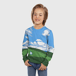 Лонгслив детский Новый уродливый свитер от майков, цвет: 3D-принт — фото 2