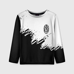 Детский лонгслив Juventus black sport texture