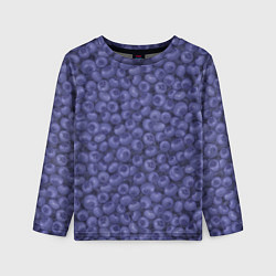 Детский лонгслив Черника ягода