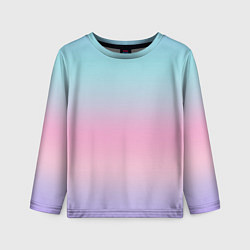 Детский лонгслив Холодный голографический градиент