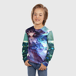 Лонгслив детский Touhou Project Рейму magic, цвет: 3D-принт — фото 2