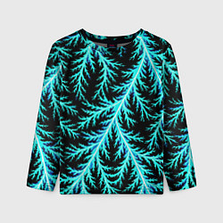 Детский лонгслив Разряды электричества Tie Dye