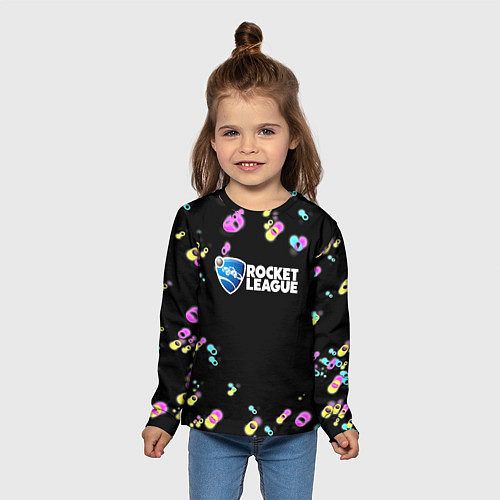 Детский лонгслив Rocket League game / 3D-принт – фото 5