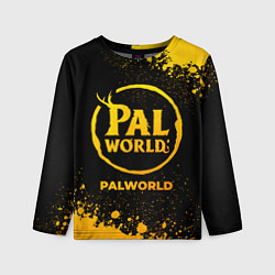 Лонгслив детский Palworld - gold gradient, цвет: 3D-принт