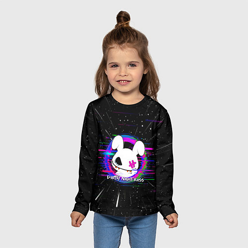 Детский лонгслив Bunnyy / 3D-принт – фото 5