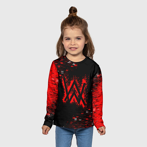 Детский лонгслив Alan walker k-391 / 3D-принт – фото 5