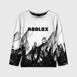 Лонгслив детский Roblox flame текстура, цвет: 3D-принт