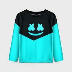 Детский лонгслив Marshmello dj geometry