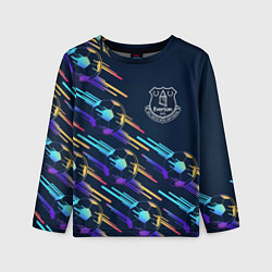 Детский лонгслив Everton градиентные мячи