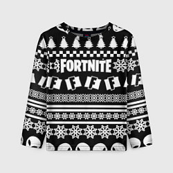 Детский лонгслив Fortnite epic games pattern
