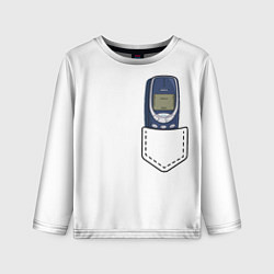 Детский лонгслив Нокиа 3310 в стиле 90х