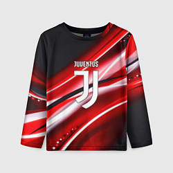 Лонгслив детский Juventus geometry sport line, цвет: 3D-принт