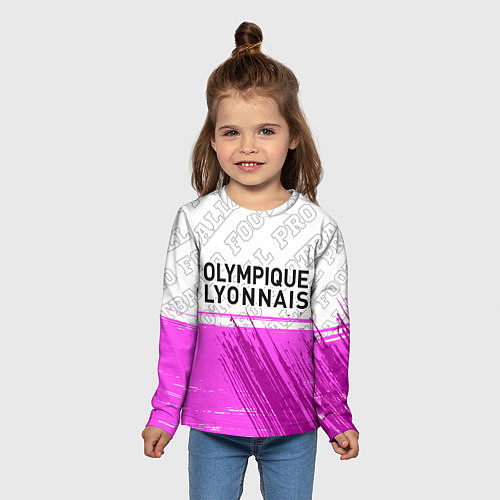 Детский лонгслив Lyon pro football посередине / 3D-принт – фото 5