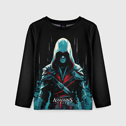 Лонгслив детский Assassins creed ночной образ, цвет: 3D-принт