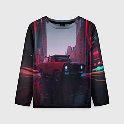 Детский лонгслив Бронированный авто