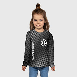 Лонгслив детский Dongfeng sport carbon, цвет: 3D-принт — фото 2