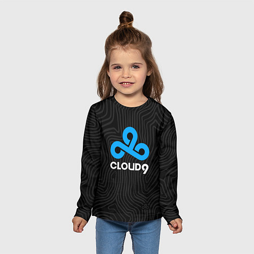 Детский лонгслив Cloud9 hi-tech / 3D-принт – фото 5