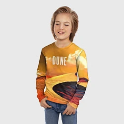 Лонгслив детский Dune - sands, цвет: 3D-принт — фото 2
