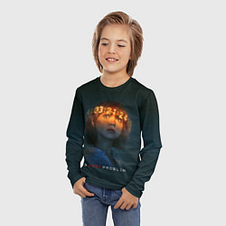 Лонгслив детский Задача трёх тел - Салазар, цвет: 3D-принт — фото 2
