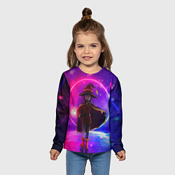 Лонгслив детский Konosuba Мэгумин cute, цвет: 3D-принт — фото 2