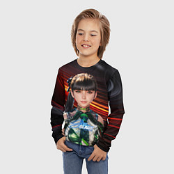 Лонгслив детский Stellar Blade Eve dark, цвет: 3D-принт — фото 2