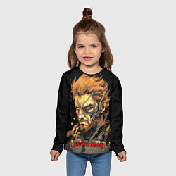 Лонгслив детский Веном Снейк Metal gear game, цвет: 3D-принт — фото 2