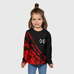 Лонгслив детский Exeed sport grunge, цвет: 3D-принт — фото 2