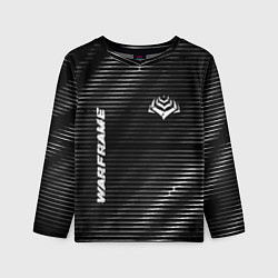 Детский лонгслив Warframe metal game lines