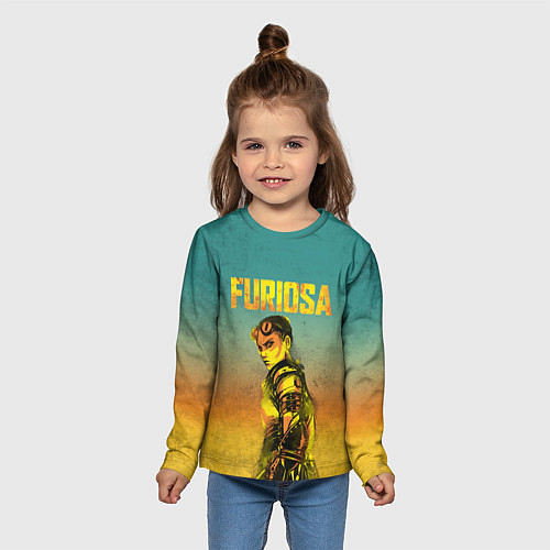 Детский лонгслив Mad Max - Furiosa / 3D-принт – фото 5
