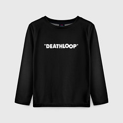 Лонгслив детский Deathloop logo, цвет: 3D-принт